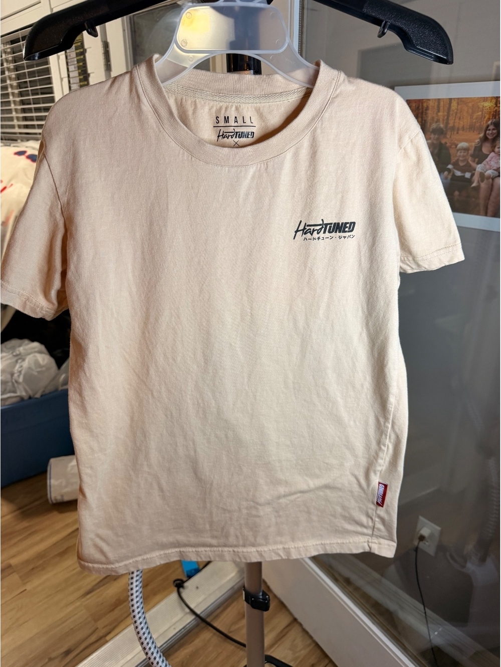 HardTuned Japanese car graphic T shirt beige